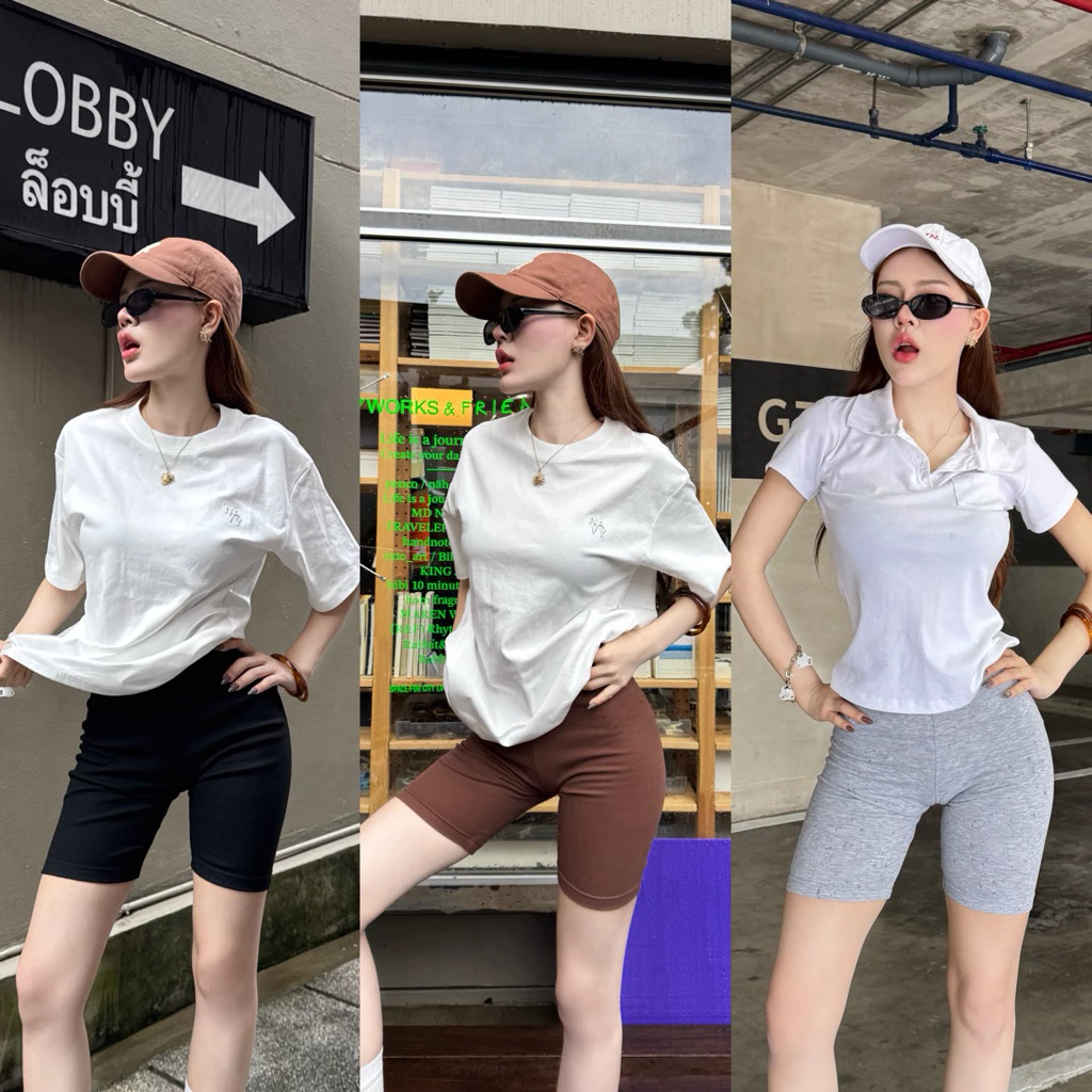 กางเกงไบค์เกอร์สายฝอมีถึง 2XL