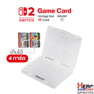 [Aolion]ตลับเกมส์ใส TF Card /กล่องเก็บการ์ดเกมส์ Switch2 แบบ…