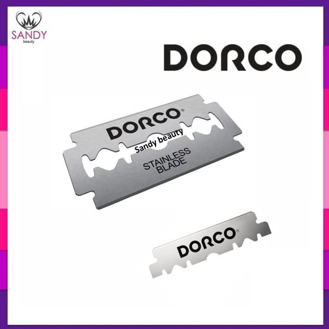 ของแท้ 100%! ใบมีดโกนดองโก้ DORCO  กล่องใหญ่ มี 100 ใบ อย่างดี (สองคม) สำหรับบาร์เบอร์ โกนหนวด  สุดคุ้ม มี 100 ใบ ราคา ถูกที่สุด ดีลบีเคเค แกลเลอรีภาพที่ 6