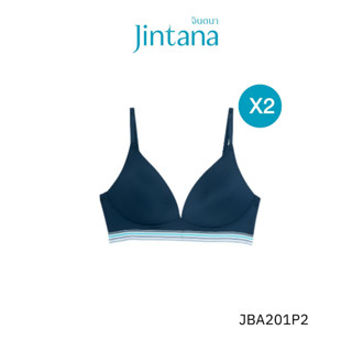 (สินค้าขายดี)(1แถม1)Jintana สปอร์ตบรา ไม่มีโครง รุ่น Active …