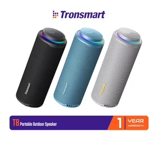 Tronsmart T8 Portable Outdoor Speaker ลำโพงไร้สายแบบพกพา 40 วัตต์ เสียงเซอร์ราวด์ 360° กันน้ำ IPX7
