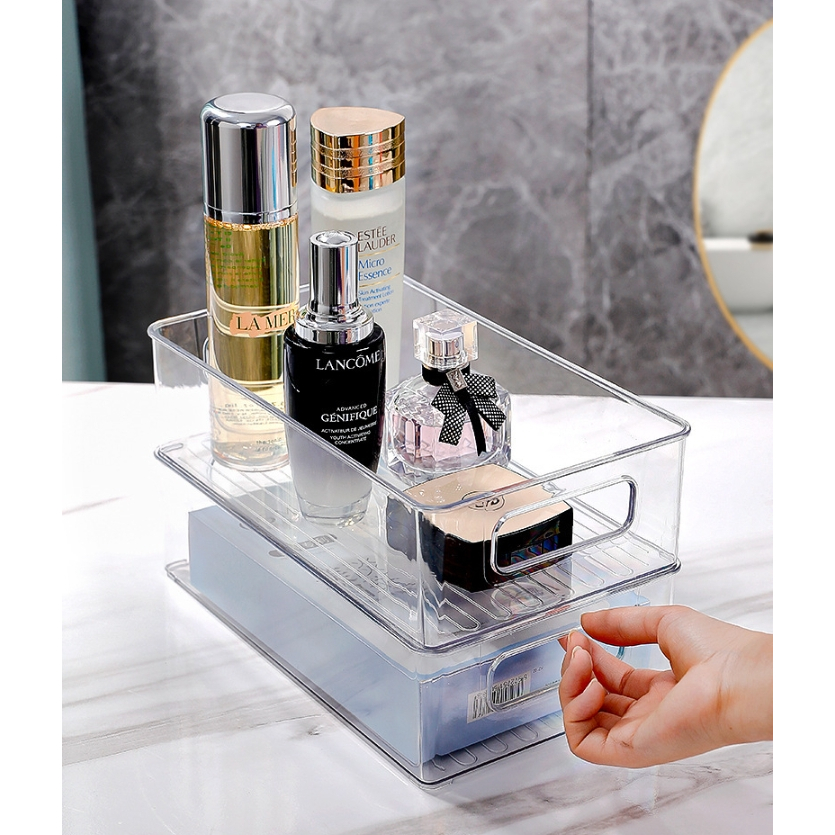 📖 กล่องเก็บหนังสือ เก็บของอเนกประสงค์ กล่องเก็บเครื่องสำอางค์ สไตล์มินิมอล กล่องจัดระเบียบ - รูปที่ 6