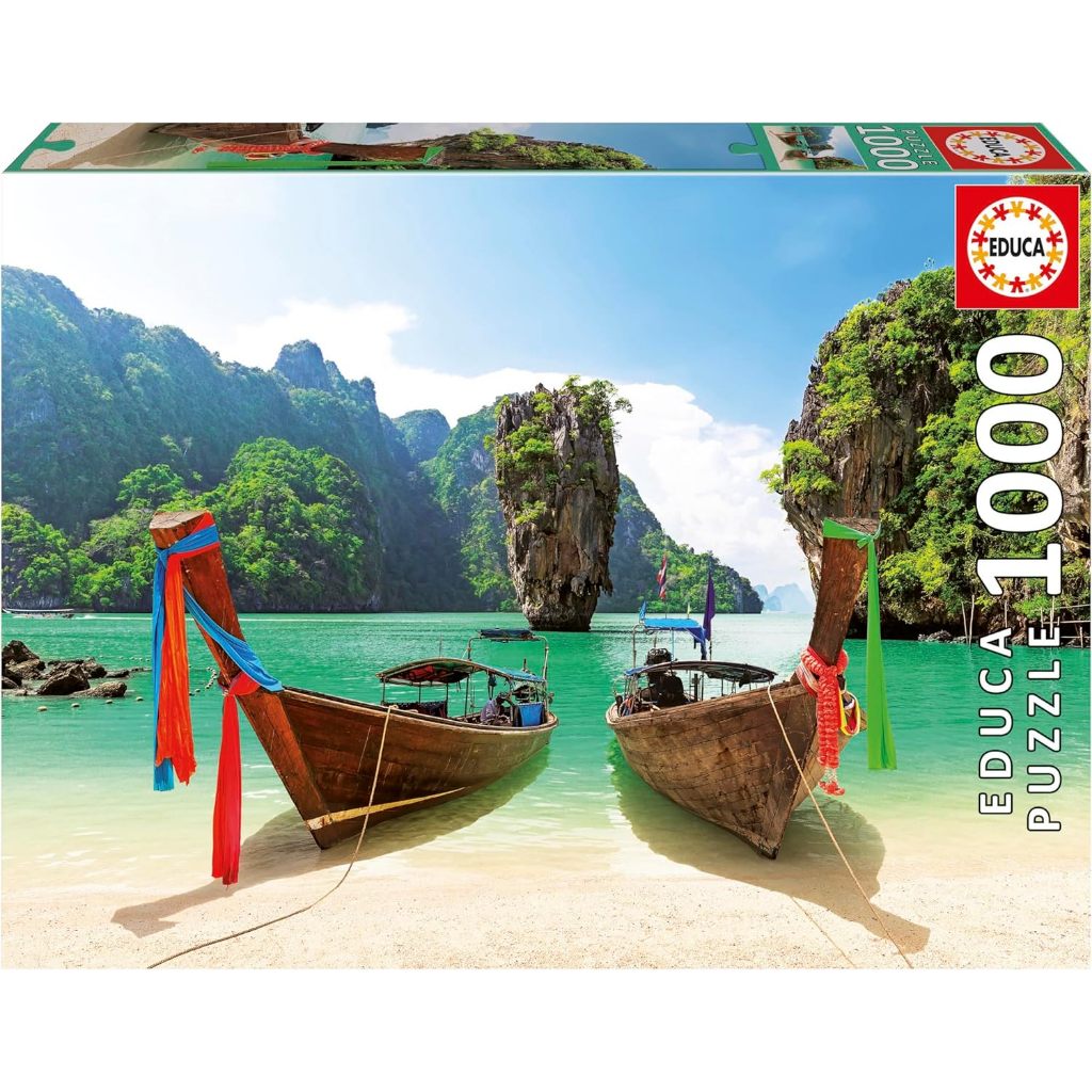 [จิ๊กซอว์พร้อมส่ง ขายดี] Educa - James Bond Island, Thailand ขนาด 1000 ชิ้น Made in Spain มีสินค้าที