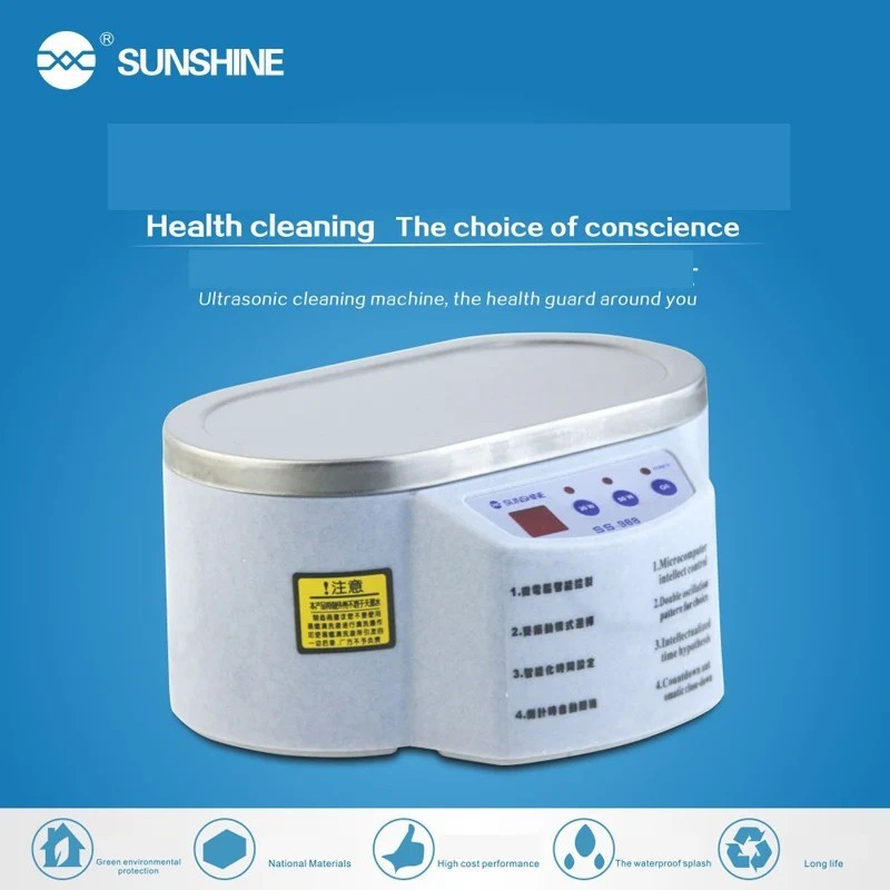 หม้อต้มUltrasonic Cleaner ยี่ห้อSUNSHINE รุ่นSS-968 ขนาด 600ml
