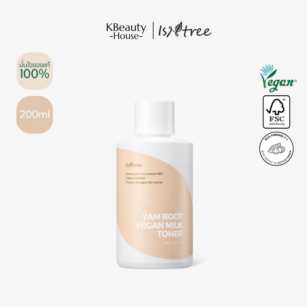 ISNTREE YAM ROOT VEGAN MILK TONER 200ml