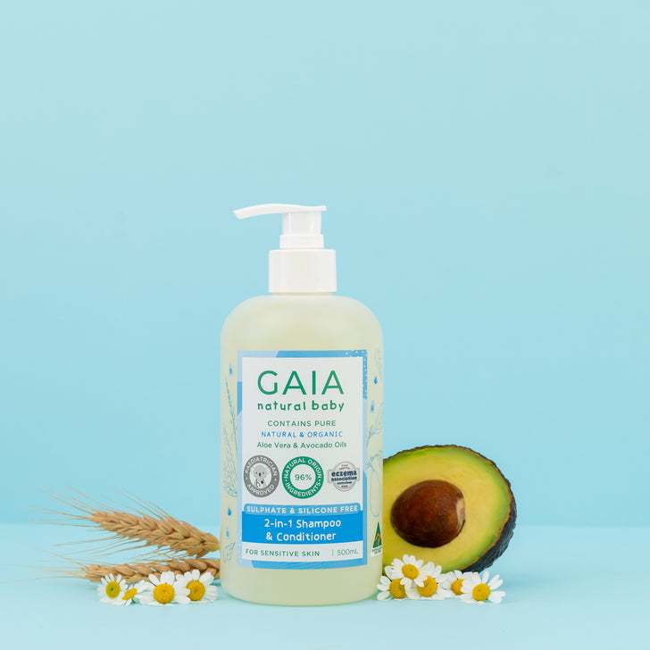 GAIA Baby 2-in-1 Shampoo & Conditioner | แชมพูและครีมนวดสำหรับเด็ก 2-in-1 500ml