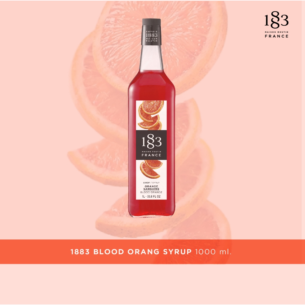 1883 น้ำเชื่อมกลิ่นบลัด ออเรนจ์ | BLOOD ORANGE SYRUP 1000 ml. (SKU 3414)