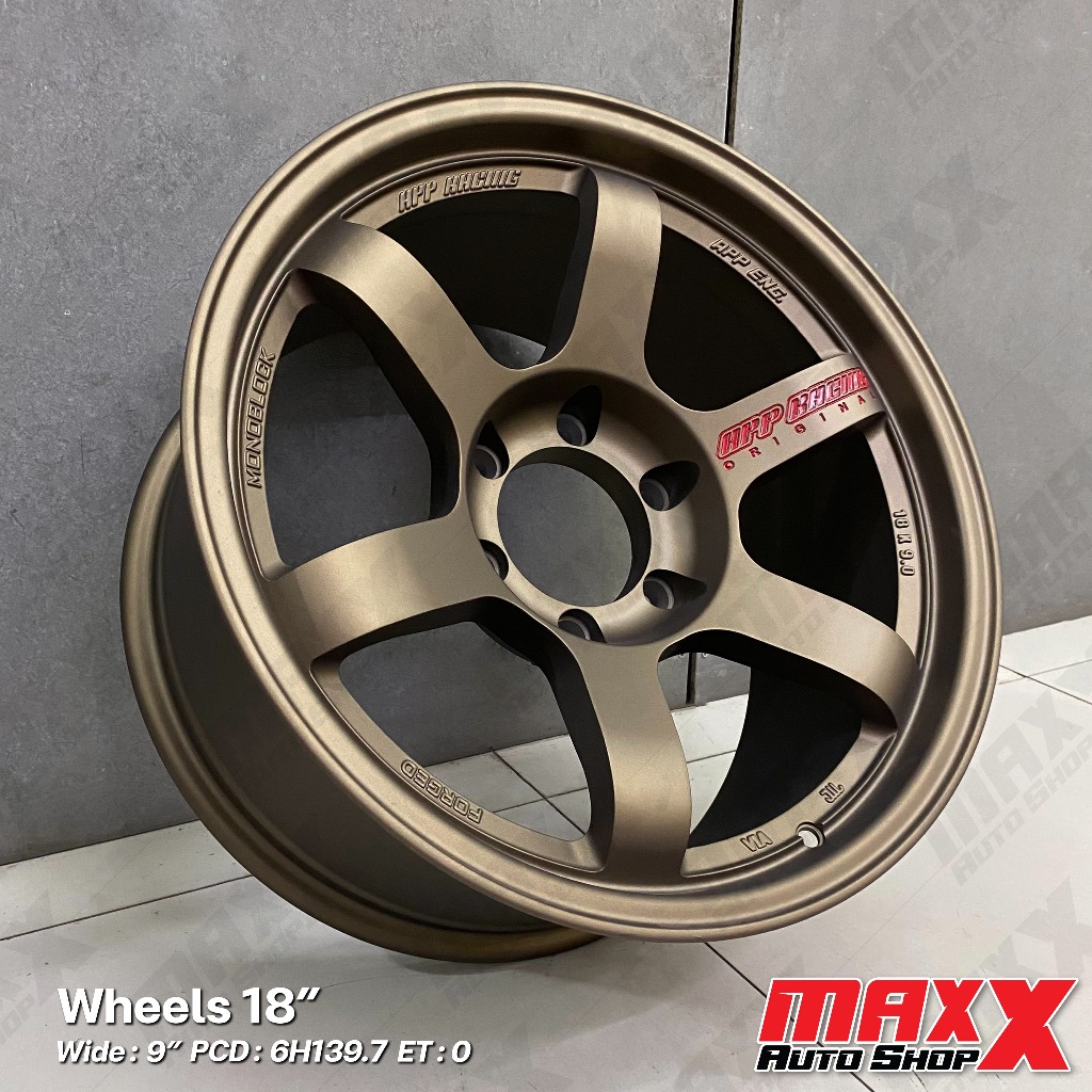 ล้อแม็กซ์ TE37 TORQ E37 ขอบ 18x9" 6H139.7 ET0 สีน้ำตาล (ขายเป็นชุด 4 วง) F-E3718906M/0BZIM1