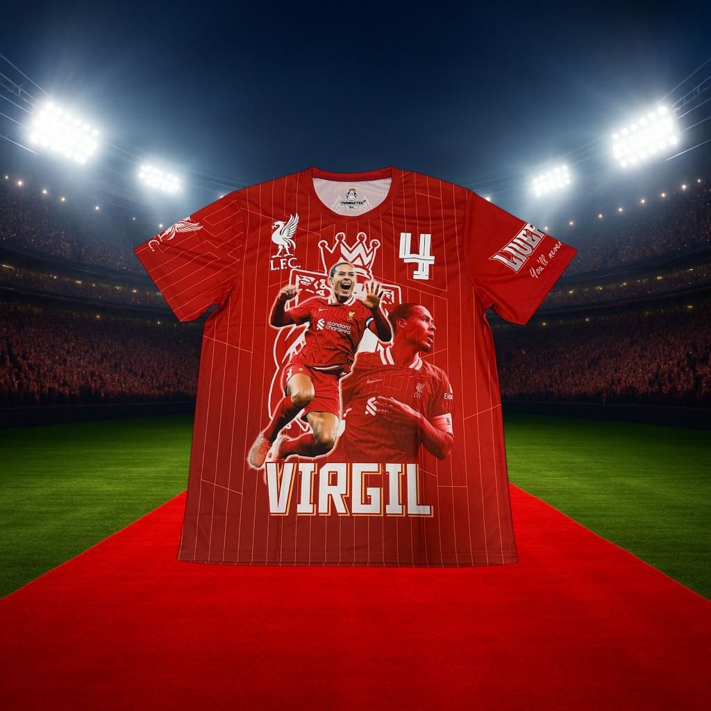 เสื้อพิมพ์ลาย Virgil van Dijk