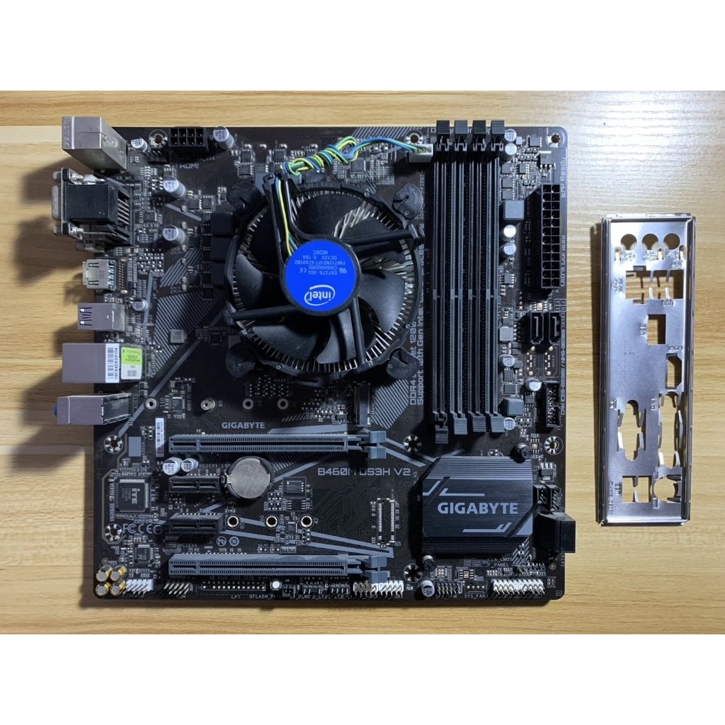 CPU INTEL CORE I5 10400F + GIGABYTE B460M DS3H V2