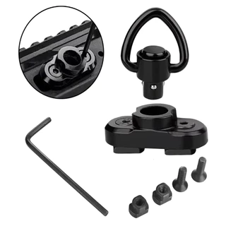 หูกระวินปลดไว M-Lok อะแดปเตอร์ปุ่มกดสําหรับ QUICK RELEASE QD สายคล้อง ติดตั้งง่าย