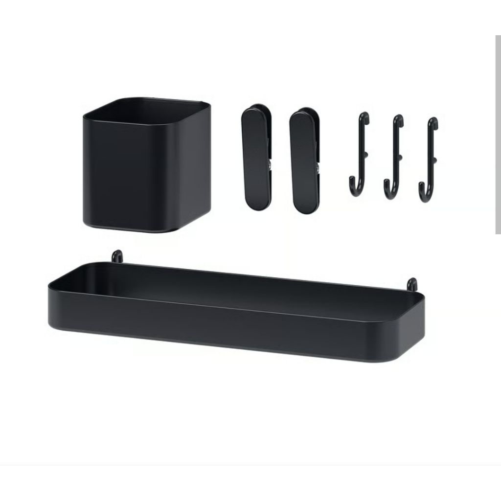 IKEAshopping IKEA สกัวดิส SKADIS ชุดอุปกรณ์แขวน ใหม่! ชุดเริ่มต้น