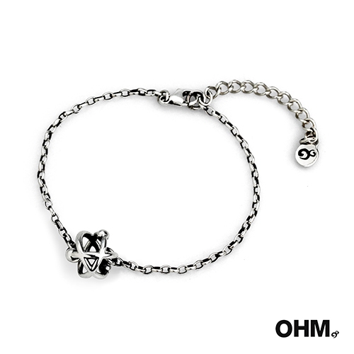 OHM  Atomic Bracelet  ชุดสร้อยเงินแท้ พร้อมบีดเงิน  เครื่องประดับเงินแท้ OHM Thailand