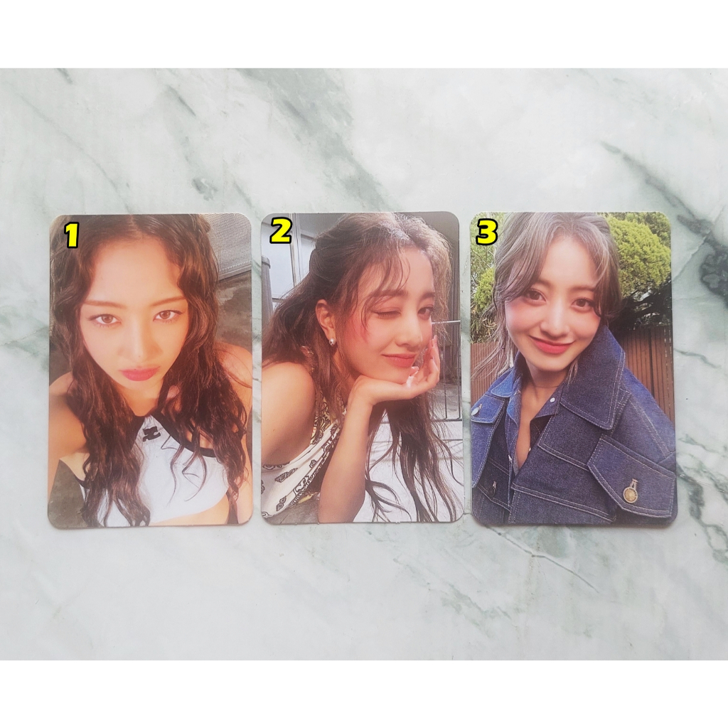 การ์ด จาก CD อัลบั้ม Jihyo ( TWICE ) - ZONE Album ของแท้ พร้อมส่ง Kpop จีฮโย card