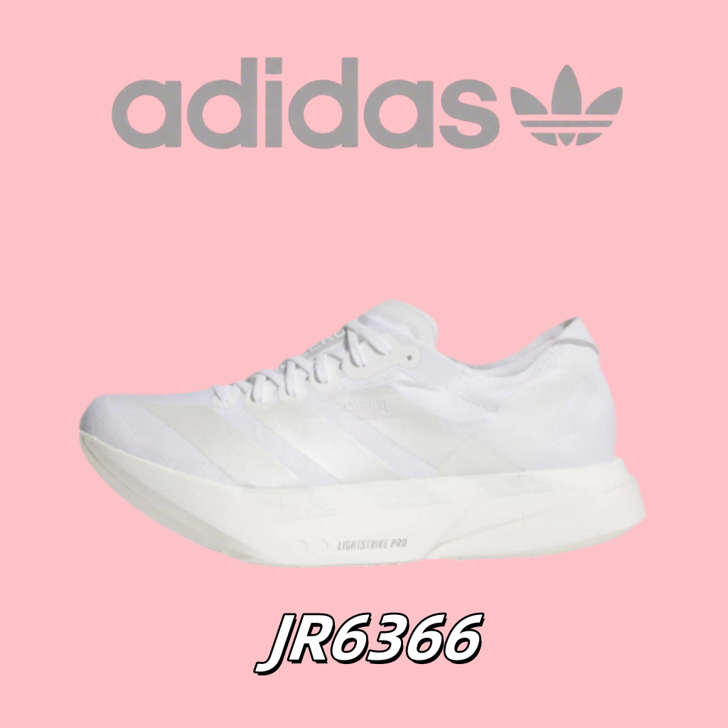 รับประกันสินค้าแท้ 100 % 👟adidas Adizero Adios Pro 4  JR6366  รองเท้าผ้าใบสำหรับผู้ชาย และผู้หญิง