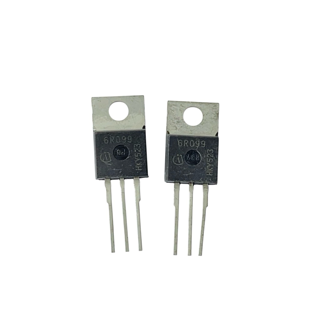 Mosfet 6R099 (ราคาต่อ 1 ชิ้น) N-Channel 31A 600V TO-220 มีสินค้าพร้อมส่งในไทย