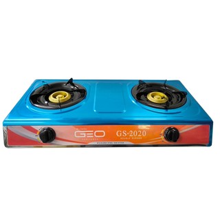 GEO เตาแก๊ส สเตนเลส หัวคู่ รุ่น GS-2020
