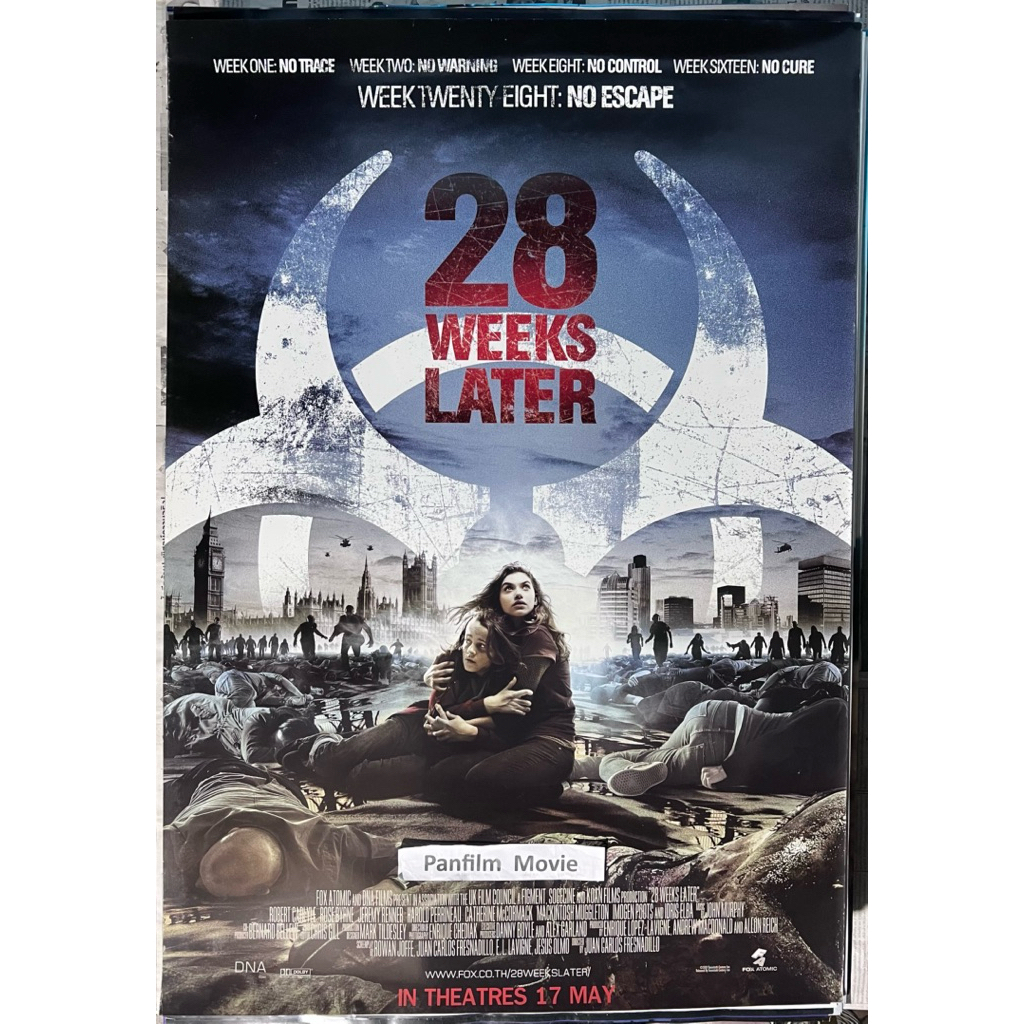 28 Weeks Later (มหันตภัยเชื้อนรกถล่มเมือง) โปสเตอร์ภาพยนตร์