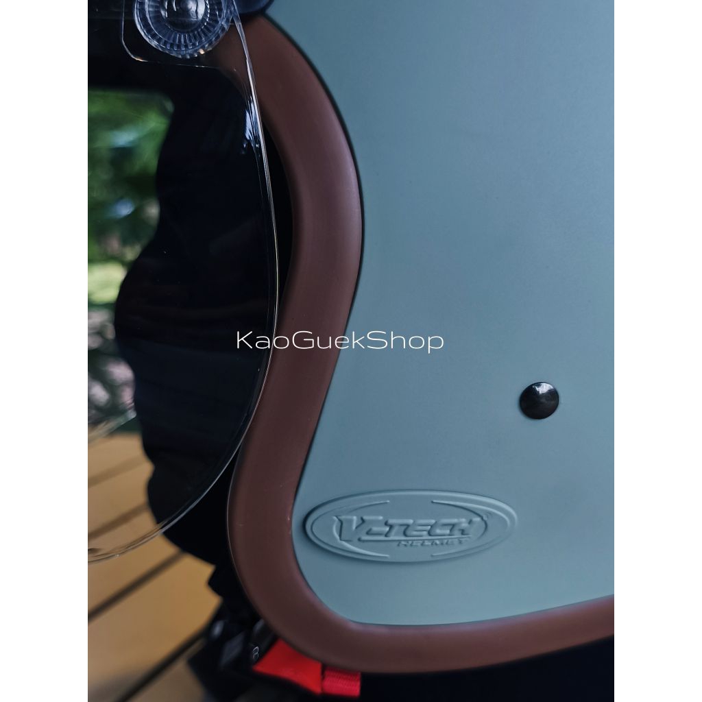 หมวกกันน็อคคลาสสิค วินเทจ พร้อมชิล BOGO แท้ - รูปที่ 5