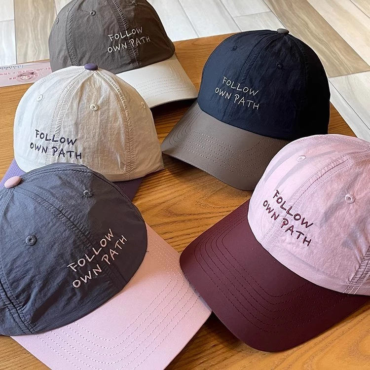 หมวกสไตล์เกาหลี หมวกมินิมอล มี 4 สี ปัก FOLLOW คุณภาพสู