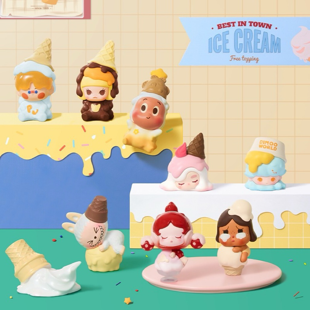 [ ระบุตัว | พร้อมส่งในไทย ] 🍦POP MART POP BEAN Ice Cream Series