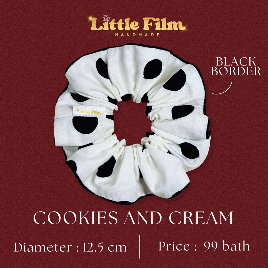 Cookies🍪 and Cream 🧁Scrunchies