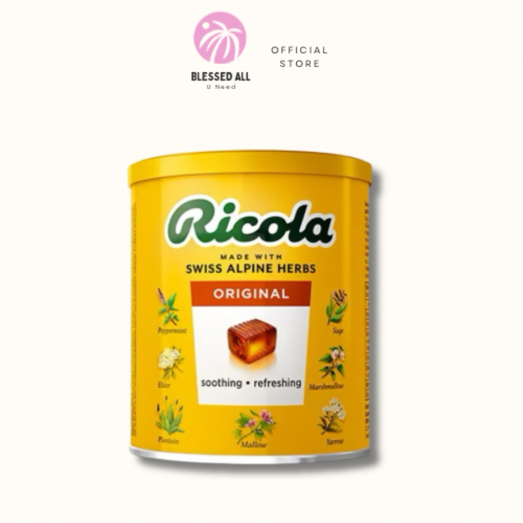 Ricola Swiss Herb Candy ริโคลา ลูกอมสมุนไพร สวิสเฮิร์บ แคนดี้ 250 กรัม