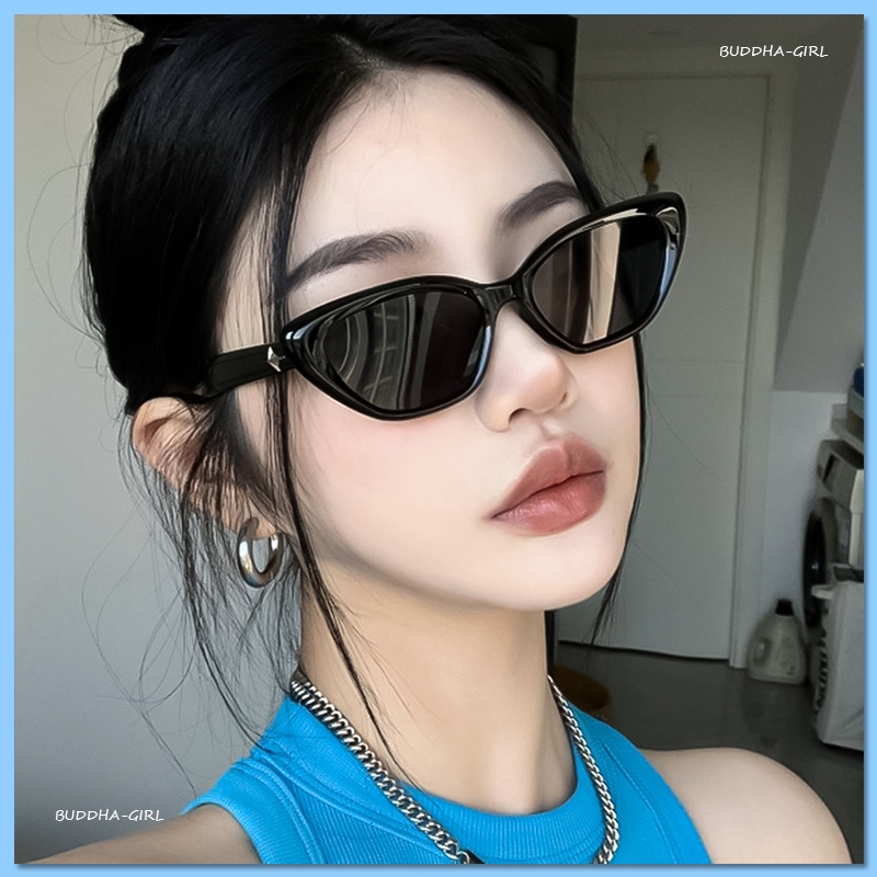 แว่นกันแดดใหม่สำหรับผู้หญิง กรอบใหญ่ โพลาไรซ์ ป้องกันรังสี UV400 แว่นกันแดดทรงแคทอายระดับไฮเอนด์ สำหรับการขับรถ