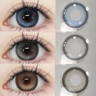 New❗{0-600°} Midroo [COD] เปิดตัวผลิตภัณฑ์ใหม่ เลนส์บิ๊กอายน่ารัก 🌈Juliet Brown/Grey/Blue-14.2mm รายเดือน