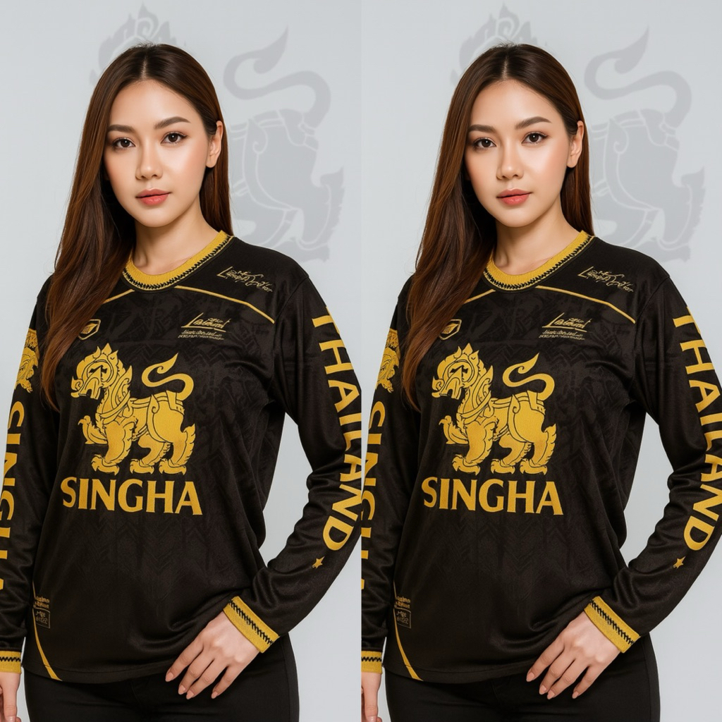 ✨เสื้อกีฬาแขนยาว✨ LP สิงห์ 4 สี ผ้าไมโครสปอร์ต ใส่ได้ทั้งผู้หญิงและผู้ชาย