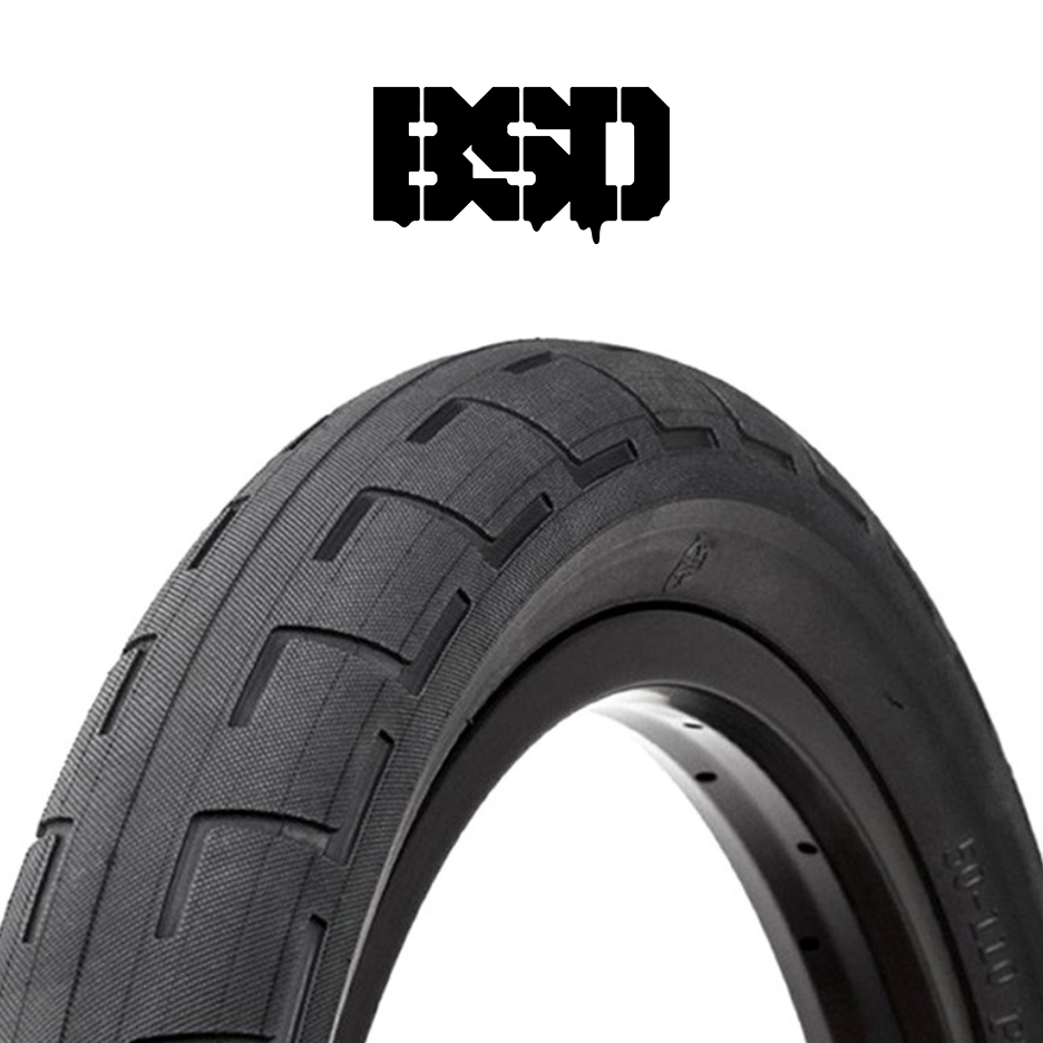 ยางนอกจักรยาน BMX BSD DONNASTREET TIRE  สีดำ