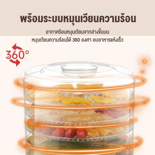 【เปิดตัวสินค้าใหม่】เครื่องอบผลไม้ขนาดใหญ่ 5 ชั้น, เครื่องอบผลไม้ 9 ลิตร, เครื่องเป่าลมร้อน, เครื่องทำน้ำผลไม้, ระบบลมร้อ