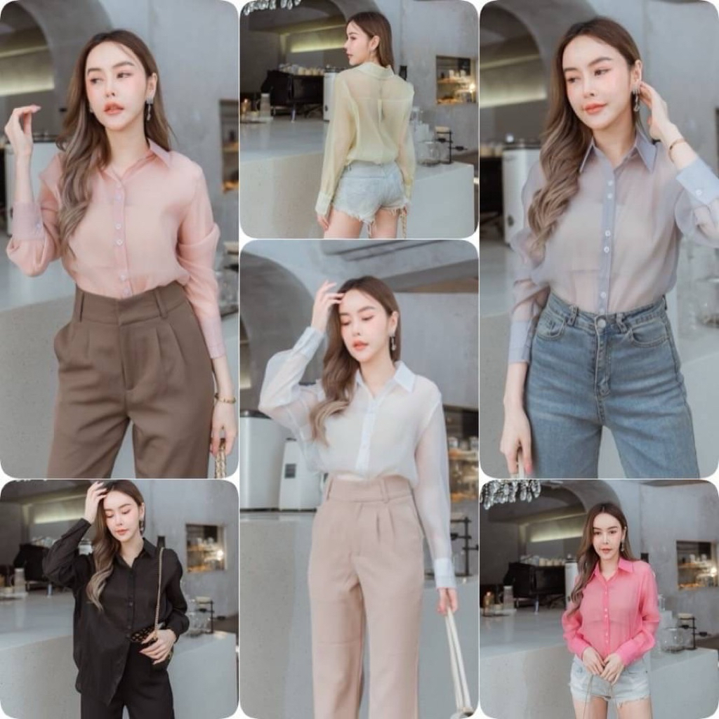 🧶🔥🔥เชิ้ตลุคแม่อั้ม🔥🔥🧶มีทั้งหมด 8สี🛍️ - รูปที่ 5