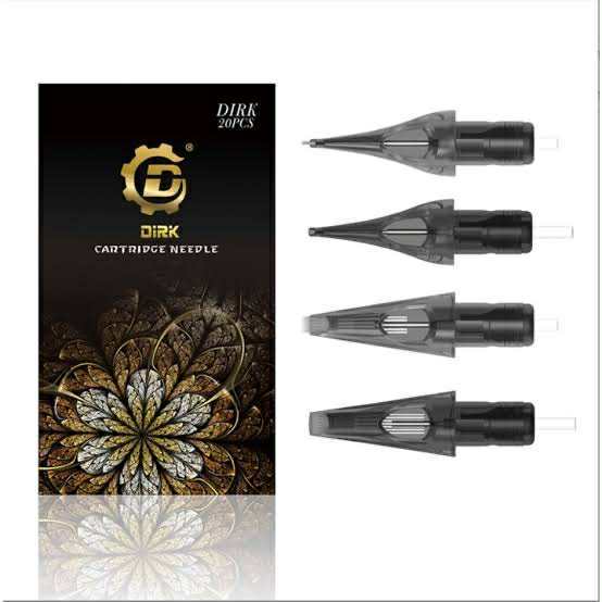 [ยกกล่อง 20 ชิ้น] เข็มสัก Dirk เดินเส้น ลงเงา ฮอค RM RL M1 และ RS Needle Tattoo