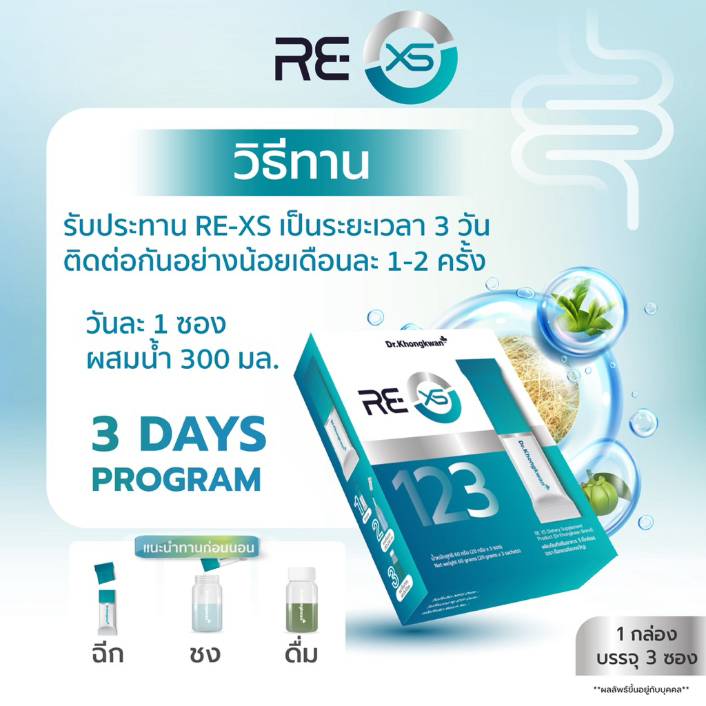 แถมสายวัดเอว🩵Wegora วีโกร่า | RE XS รีเอ็กซ์เอส | Fiber liin ไฟเบอร์ลิน หมอของขวัญ Dr.kongkwan ส่งฟรีมีบัตรตัวแทน - รูปที่ 2