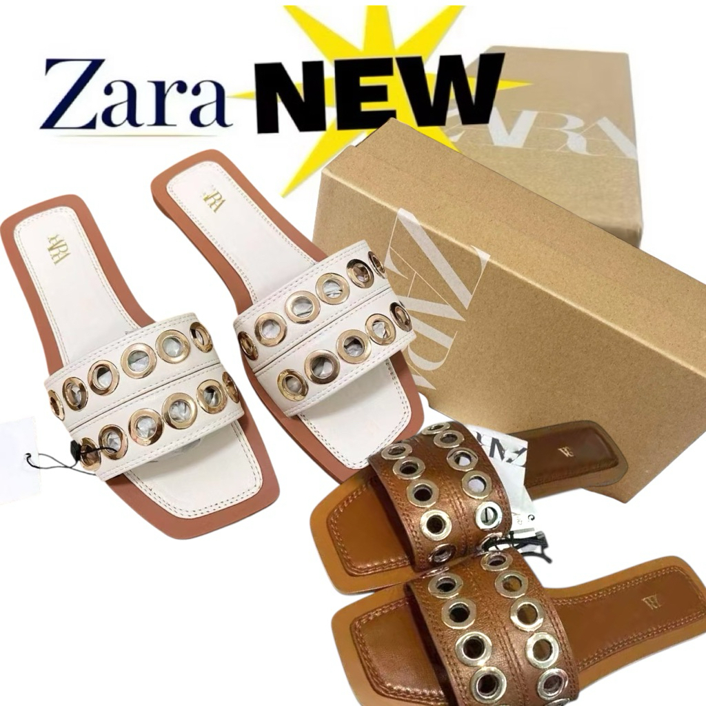 รองเท้าZARA  รองเท้าแตะ สไตล์สบายสวยๆไซส์ 36-41(SH0213)