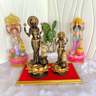 พระแม่ลักษมี สูง8นิ้ว และ11นิ้ว มวลสารแร่เหล็กน้ำพี้ (แบบใหม…