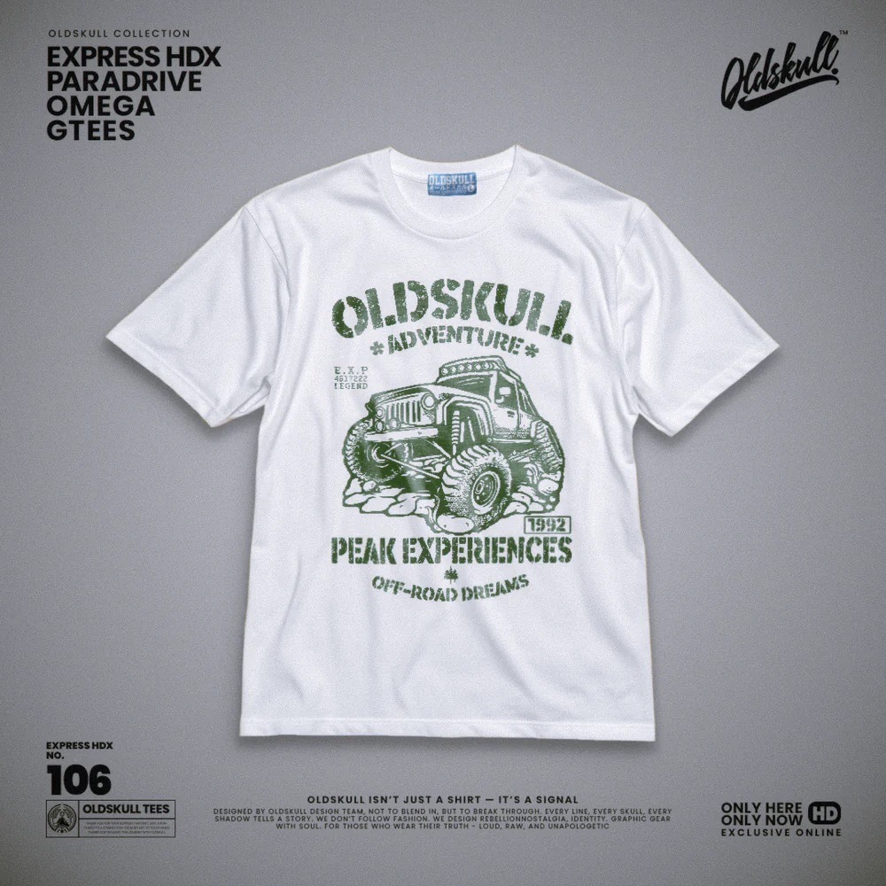 เสื้อยืด Oldskull Express HDX No.106 - Adventure -