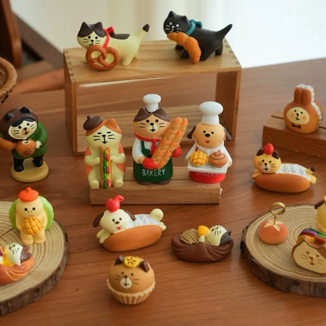 ร้านไทย พร้อมส่ง! รูปปั้น ของตั้งโชว์ งานวันเกิด  ร้านขนมปัง ร้านเค้ก สไตล์ญี่ปุ่นมีหลายแบบ zakka