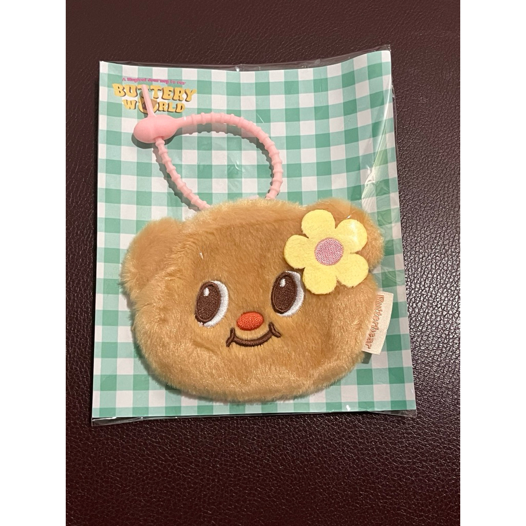 กระเป๋าใส่เหรียญน้องเนยดอกไม้(มีซิบ)Butterbear(พร้อมส่ง)