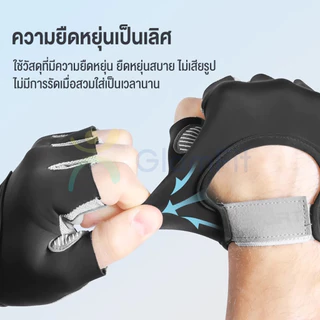 ถุงมือครึ่งนิ้ว ระบายอากาศ สําหรับผู้หญิง คุณภาพสูงทนทานต่อการสึกหรอ ถุงมือสำหรับเล่นโยคะ ฟิตเนสกอล์ฟ ปั่นจักรยาน