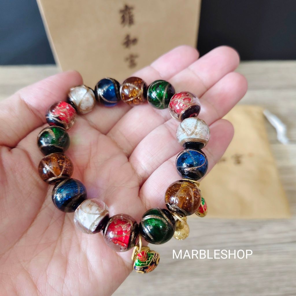 (พร้อมส่งจากไทย) กำไลธูปหอมวัดยงเหอกง 雍和宫 YongHeGong เมืองปักกิ่ง ประเทศจีน โชคลาภ เงินทอง สุขภาพ - รูปที่ 2