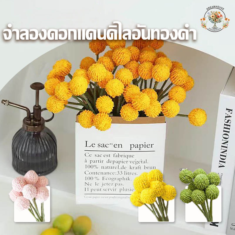 ดอกแดนดิไลออนประดิษฐ์  ดอกแดนดิไลออน สําหรับตกแต่ง  สําหรับตกแต่งบ้าน งานแต่งงาน