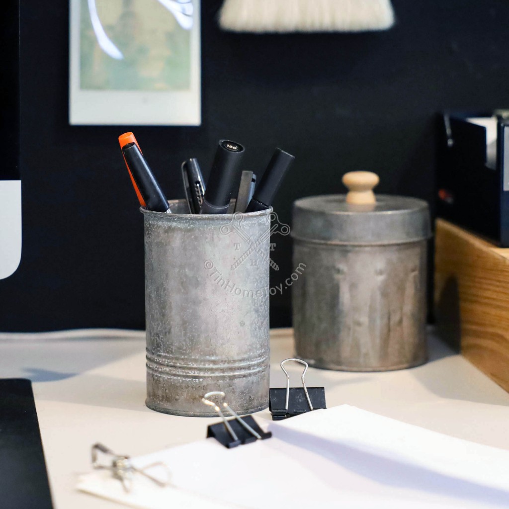 *Clearance* Vintage Copper Skinny Vase กระป๋องทรงกระบอกสีทองแดงวินเทจ | สินค้ามีตำหนิ แจกัน สังกะสี แฮนด์เมด จัด ต้นไม้ - รูปที่ 6