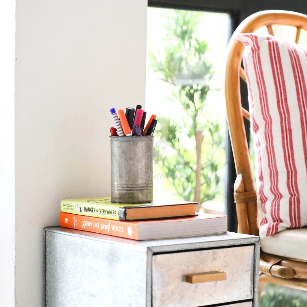 *Clearance* Vintage Copper Skinny Vase กระป๋องทรงกระบอกสีทองแดงวินเทจ | สินค้ามีตำหนิ แจกัน สังกะสี แฮนด์เมด จัด ต้นไม้ - รูปที่ 5