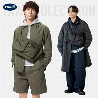 Tawii. กระเป๋าคอม กระเป๋า ขนาดใหญ่ กระเป๋าข้าง สะพายข้างไนล่อน Unisex Bag กันน้ำ กระเป๋าเท่ๆ