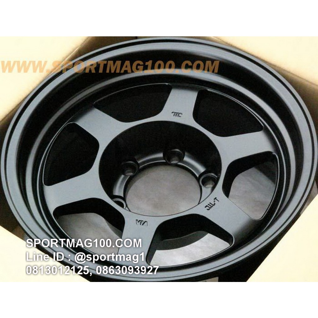 ล้อแม็กซ์ Yachiyoda Te37X ขอบ16นิ้ว 6รู139 สีดำด้าน กว้าง8นิ้ว Offset0 [10210]