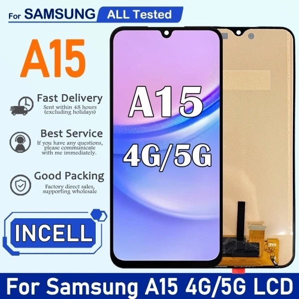 หน้าจอ samsung A15 จอชุด จอ+ทัช ซัมซุง กาแลคซี่ A15 5G/A15 4G Lcd Screen Display Touch samsung A15