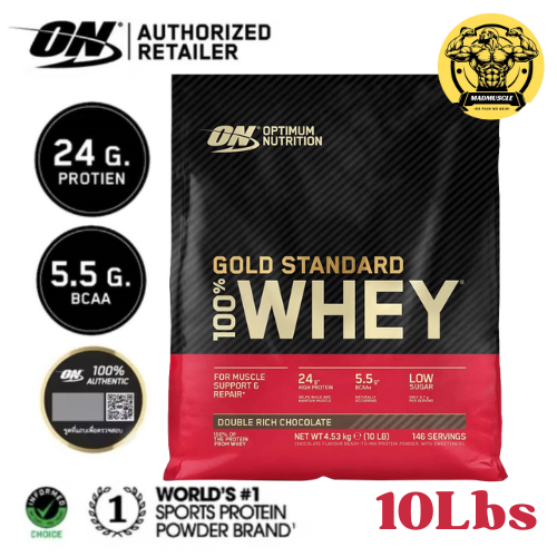 Optimum Nutrition Gold Standard Whey Proteins 10Lbs. เวย์โปรตีน