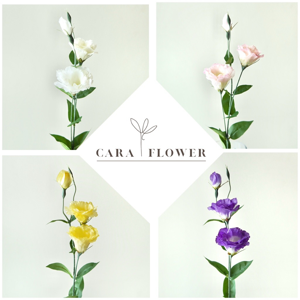 Lisianthus | ดอกไลเซนทัสปลอม ดอกไม้ปลอม ดอกไม้ประดิษฐ์ ไว้ตกแต่งบ้าน (L08) [พร้อมส่ง]